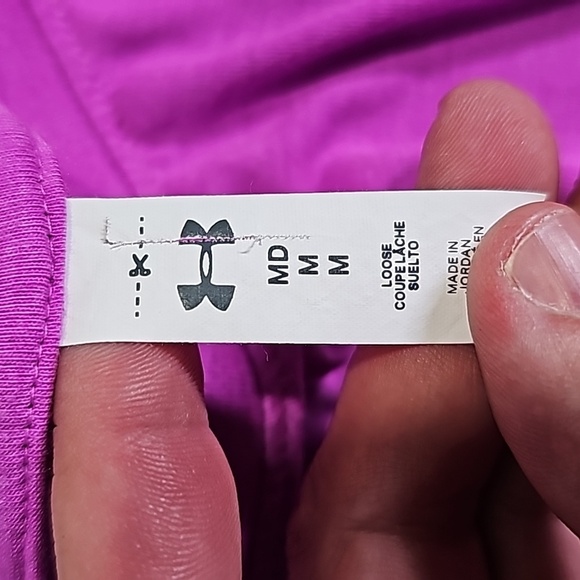 Under Armour medium purple open back long sleeve top - Picture 5 of 5